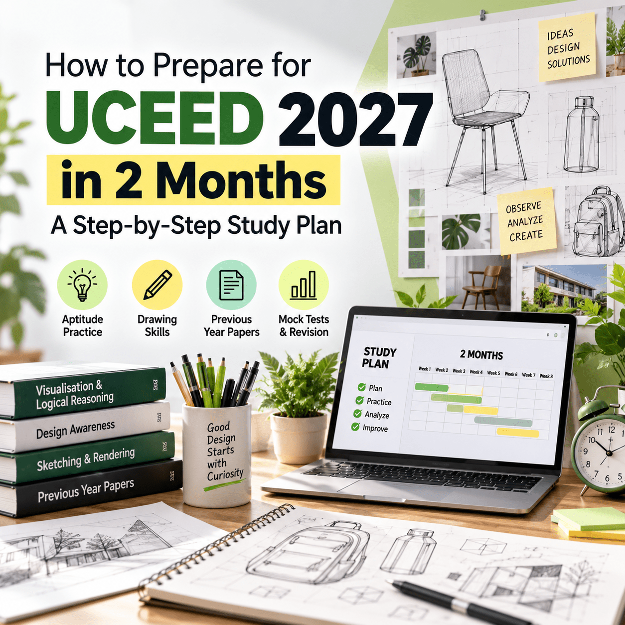 How to Prepare for UCEED 2027 in 2 Months