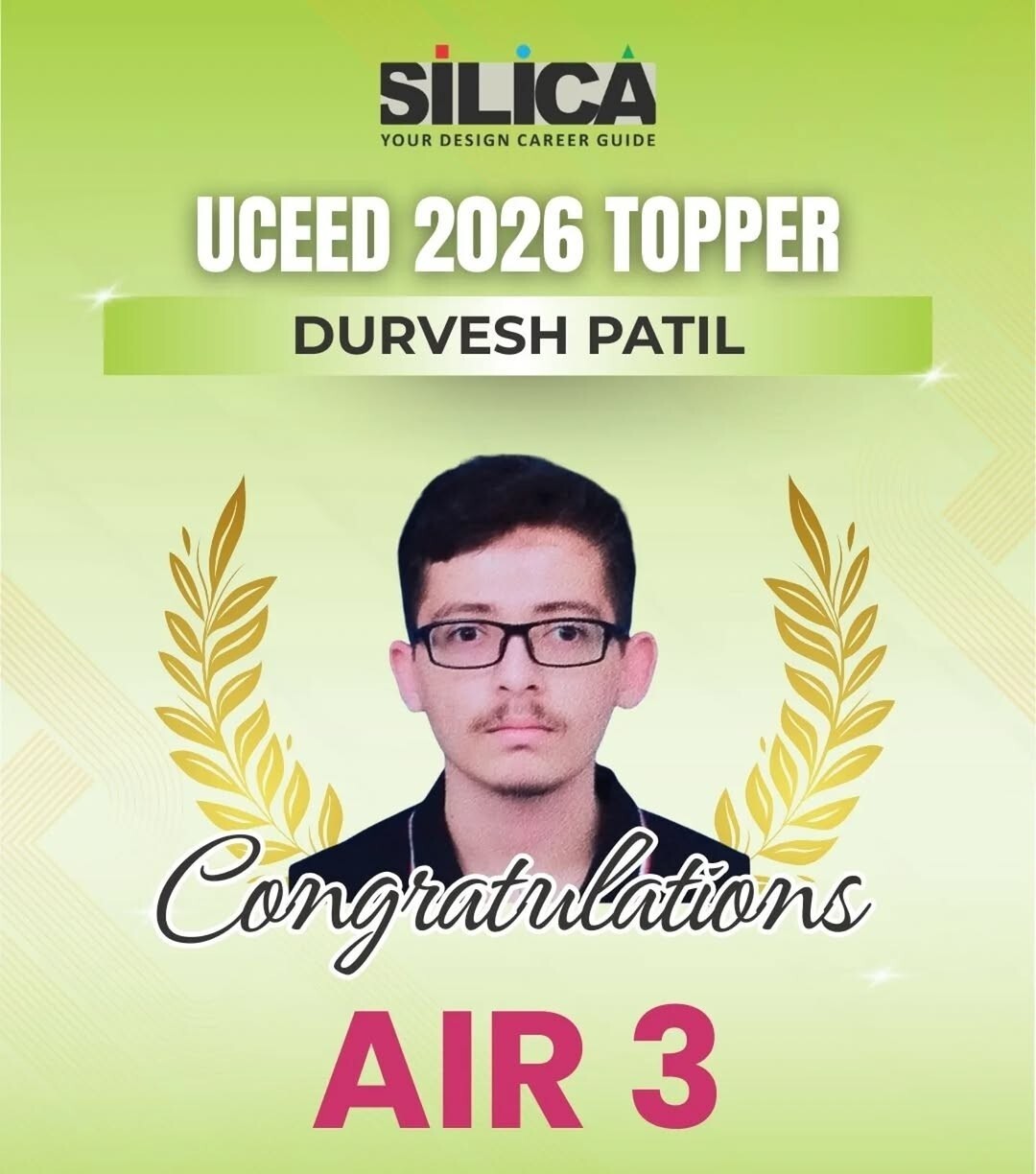 UCEED 2026 Topper - AIR 3